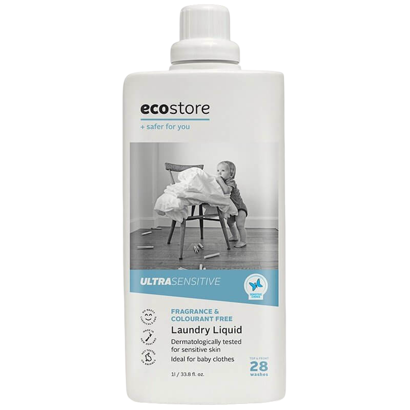 Ecostore Ultra Sensitive Fragrance & Colourant Free Laundry Liquid 1L
