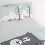Jadaloo Anti-Dustmite Ultra Soft Single Bed Fitted Sheet 190x90cm - Shift Gray
