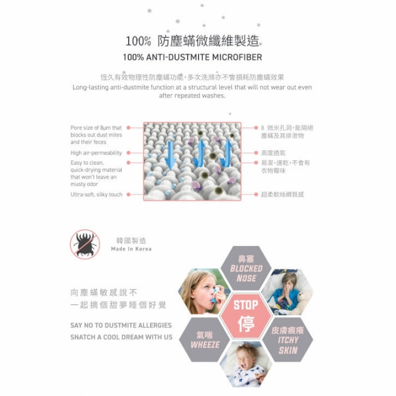 Jadaloo 防蟎超柔軟單人床單 200x91公分 - 紫羅蘭色