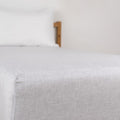 Jadaloo Anti-Dustmite Ultra Soft Small Double Bed Fitted Sheet 200x122cm - Shift Gray