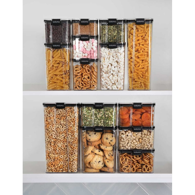 Sistema® Ultra™ Square (460ml, 700ml, 920ml, 1.3L, 1.9L, 1.4L, 2.75L, 4L)