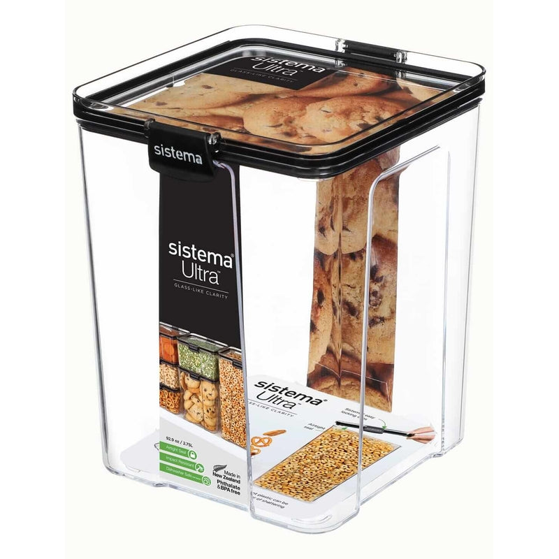 Sistema® Ultra™ Square (460ml, 700ml, 920ml, 1.3L, 1.9L, 1.4L, 2.75L, 4L)