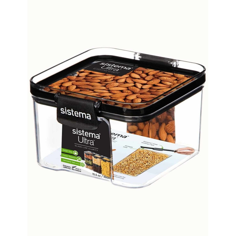 Sistema® Ultra™ Square (460ml, 700ml, 920ml, 1.3L, 1.9L, 1.4L, 2.75L, 4L)