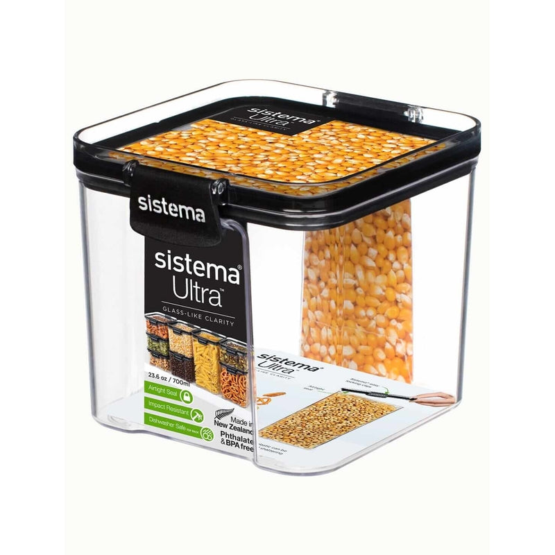 Sistema® Ultra™ Square (460ml, 700ml, 920ml, 1.3L, 1.9L, 1.4L, 2.75L, 4L)