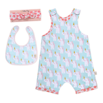 Cotton Pigs Unicorn and Apples Gift Set with Headband