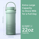 Momcozy Portable Breast Milk Cooler for Outdoor - Green - 22oz
