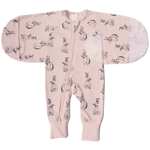Plum Swaddle Suit - Sketch Bunny - 2.5 Tog - Large