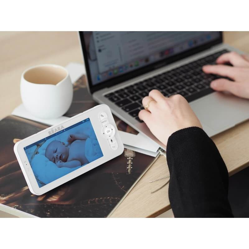 Beaba Zen 高級視訊嬰兒監視器 - 白色