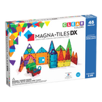 Magna-Tiles Clear Colors 48-Piece Deluxe Set