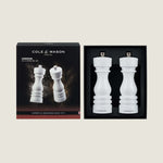 Cole & Mason London 180mm/ 7in White Gloss Gift Set