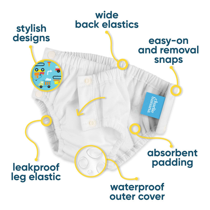Charlie Banana Reusable Training Pants Snaps - Mr Dragon
