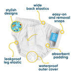 Charlie Banana Reusable Training Pants Snaps - Mr Dragon