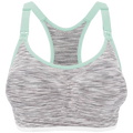 Bravado Designs Body Silk Seamless Rhythm Nursing Bra - White Grey Spacedye