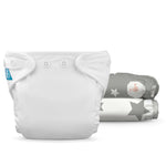 Charlie Banana 3 Pack - Reusable Cloth Diapers Newborn - Night Nite