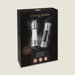 Cole & Mason Derwent 190mm/ 7.5in Stainless Steel Mill Set