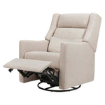 Babyletto Kiwi Plus 電動躺椅/旋轉搖椅，帶電動可調式頭枕和 USB 接口 - Performance Beach Eco-Weave 面料