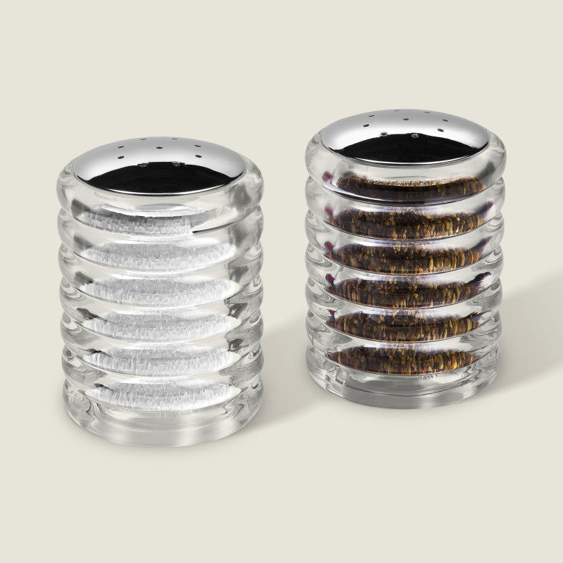 Cole & Mason Beehive 70mm/ 2.75in Clear Acrylic Shakers Box Set