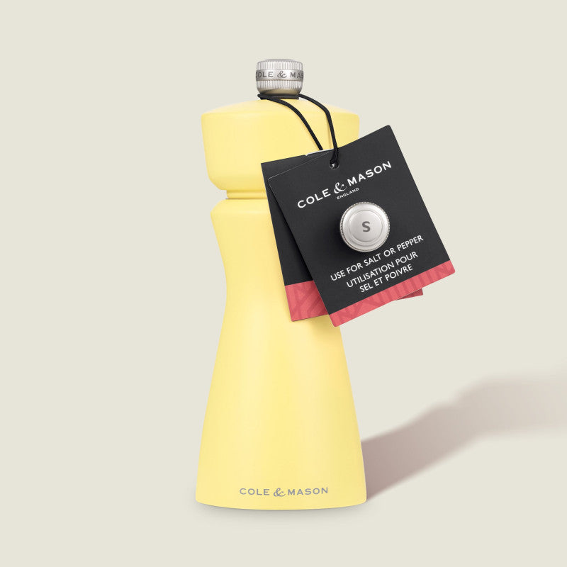 Cole & Mason Kenton 150mm/ 6in Turmeric Salt & Pepper Mill