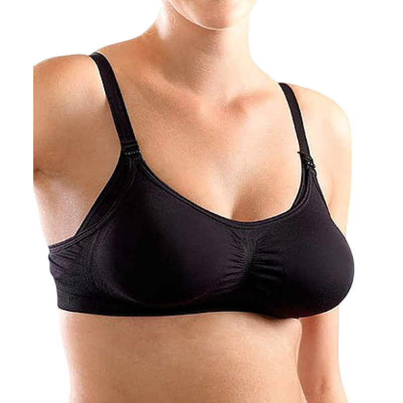Cantaloop Nursing Bra with Foam Cups (Black)