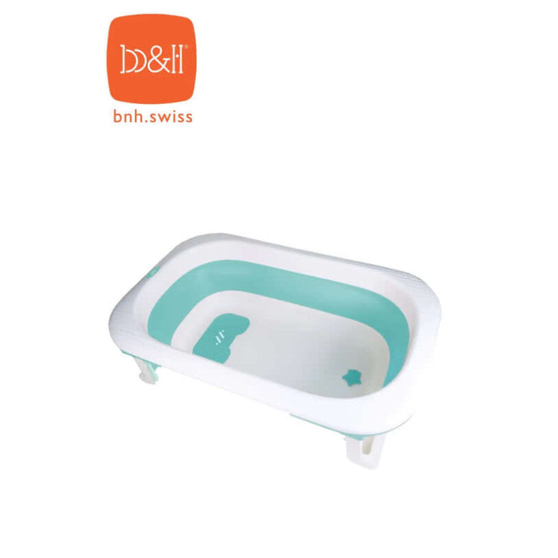 b&h Silver Ion Collapsable Bath Tub (Light Blue)
