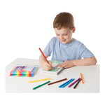 Melissa & Doug 12 Washable Non-Roll Markers Set