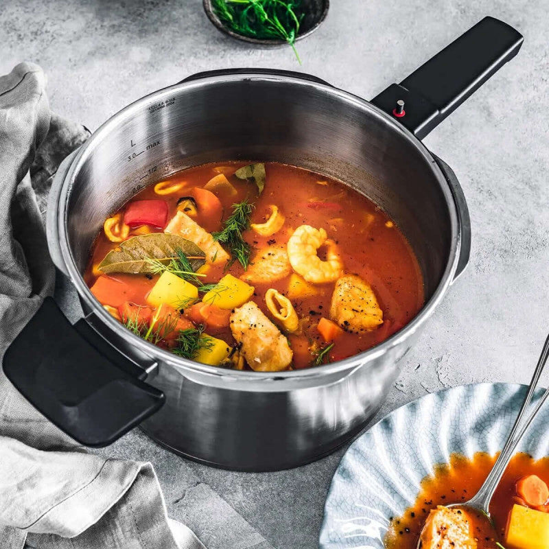 Fissler Vitavit Premium Pressure Cooker W/Steamer Insert&Tripod 22cm/6l