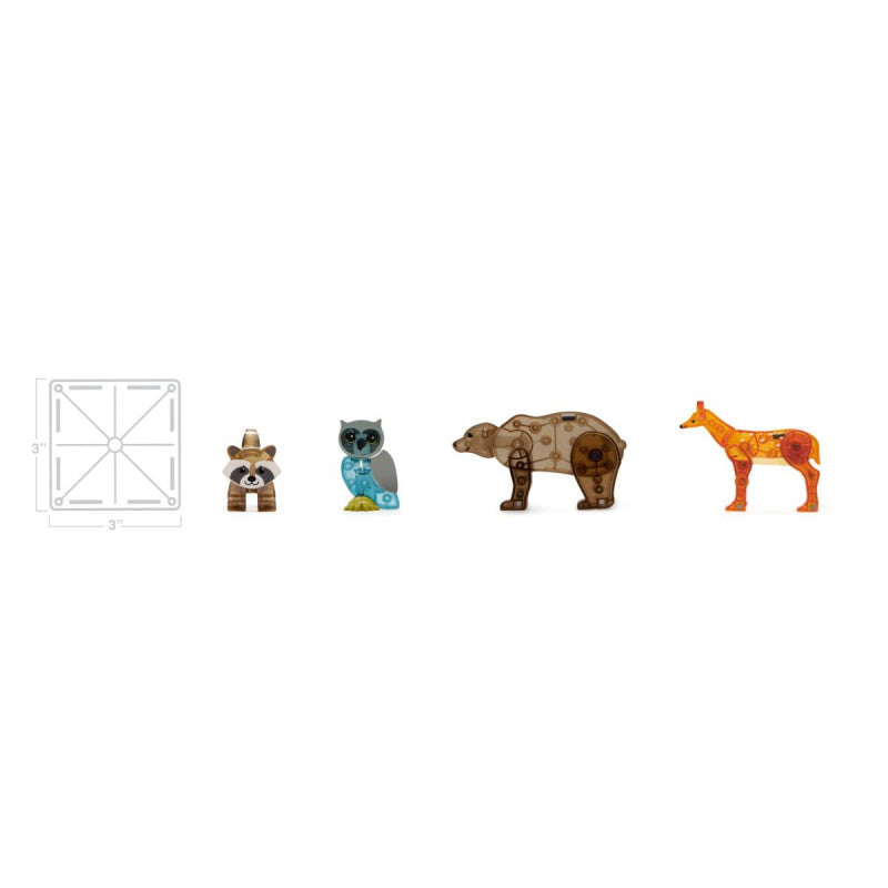 Magna-Tiles 森林動物 25 片套裝