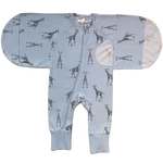 Plum Swaddle Suit - Giraffe - 2.5 Tog - Large