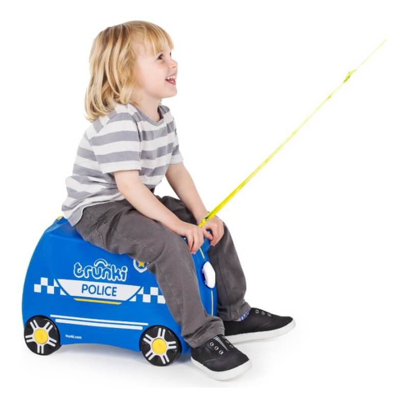 Trunki 兒童騎乘式行李箱 - 警車