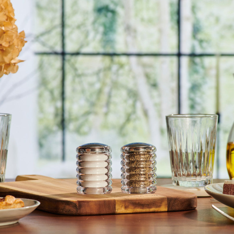Cole & Mason Beehive 70mm/ 2.75in Clear Acrylic Shakers Box Set