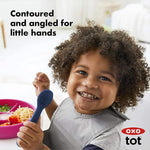 OXO Tot 矽膠湯匙 2 件裝