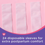 Lansinoh Hot & Cold Postpartum Therapy Packs Sleeve Refill (24-Pack)