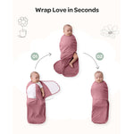 Momcozy Easy Swaddle Wrap - Bloom