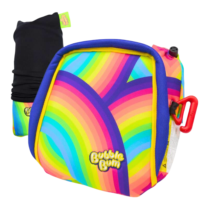 BubbleBum Inflatable Car Booster Seat - Rainbow