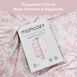Momcozy Hooded Baby Towel Ultra Soft 2 in a pack - Bloom Bliss XL 90 X 90cm