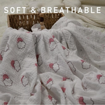LYRICHOM BABY Muslin Swaddle Blankets for Newborn 3 in a pack - Clouds & Stars