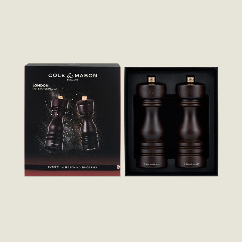 Cole & Mason London 220mm/ 8in Dark Chocolate Gift Set