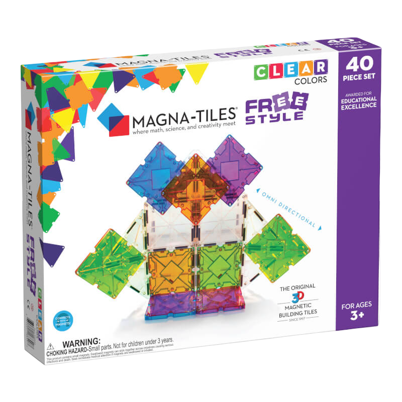 Magna-Tiles Freestyle 40 片裝