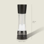 Cole & Mason Derwent 190mm/ 7.5in Black Wood Salt&Pepper Gift Set (Filled)