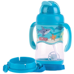 Nuby Tritan Flip It with 3D Vinyl Wrap with Weighted Straw 400ml