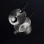 Fissler Vitavit Premium Pressure Cooker 22cm/6L+3.5l W/ Steamer Insert & Tripod Glass Lid