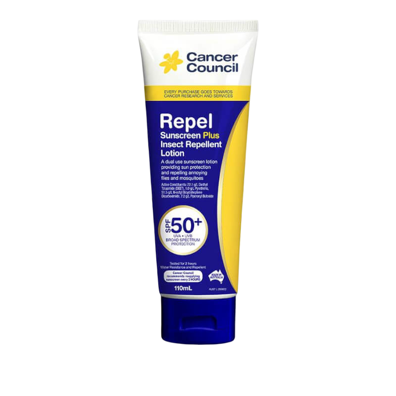 Cancer Council Insect Repellent Sunscreen SPF50+ 110ml Tube