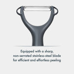 Culinare Safety Straight Y Peeler Grey
