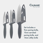 Culinare 3-Piece Knife Set