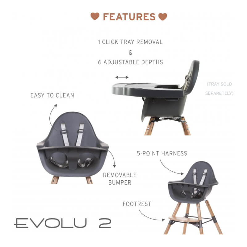Childhome Evolu 2 高腳椅