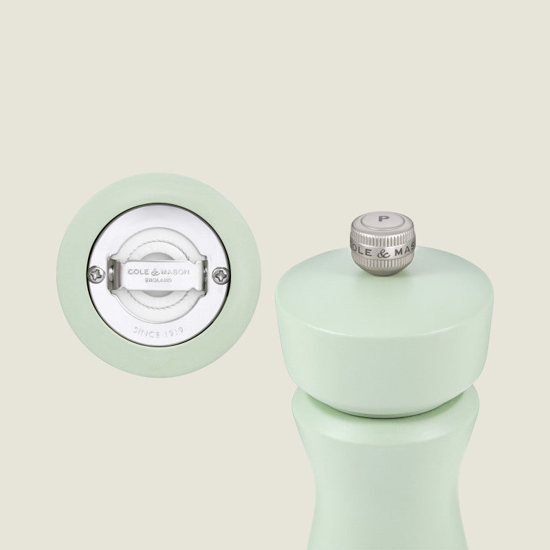 Cole & Mason Kenton 150mm/ 6in Sage Salt & Pepper Mill