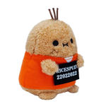 Noodoll 薯仔家族 Ricespud 通緝犯薯迷你坐姿毛絨玩具