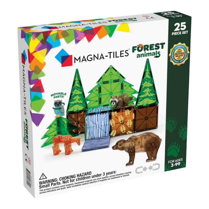 Magna-Tiles 森林動物 25 片套裝