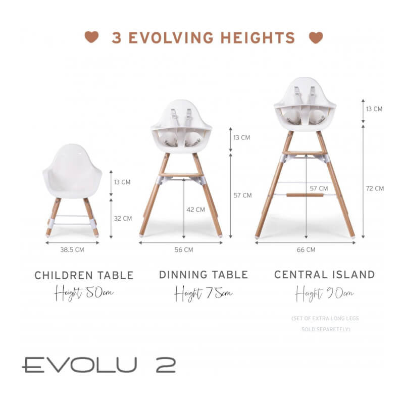 Childhome Evolu 2 高腳椅