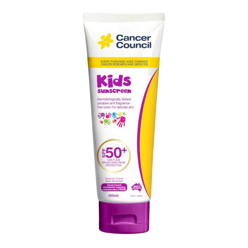 Cancer Council Kids Sunscreen SPF50+ 250ml Tube